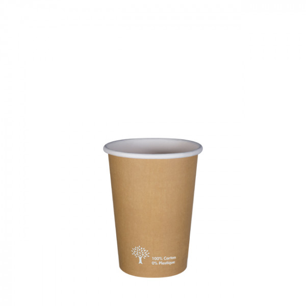 Gobelet en carton kraft 6 Oz - 100% écologique