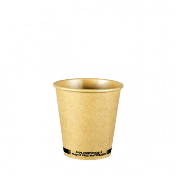 Gobelet 100% carton kraft 0% plastique 6 Oz