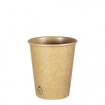 Gobelet 100% carton kraft 0% plastique 8 Oz