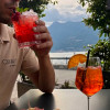 Paille pour cocktail courte noir dégustation en extérieur