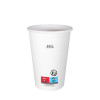Gobelet en carton blanc avec jauge 25 cL