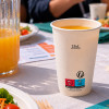 Gobelet carton blanc pas cher avec jauge à 25 cL