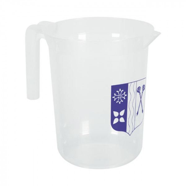 Carafe réutilisable personnalisée 1,4 L 1 couleur.