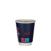 Gobelet 8 Oz carton double paroi personnalisé couleurs illimitées.