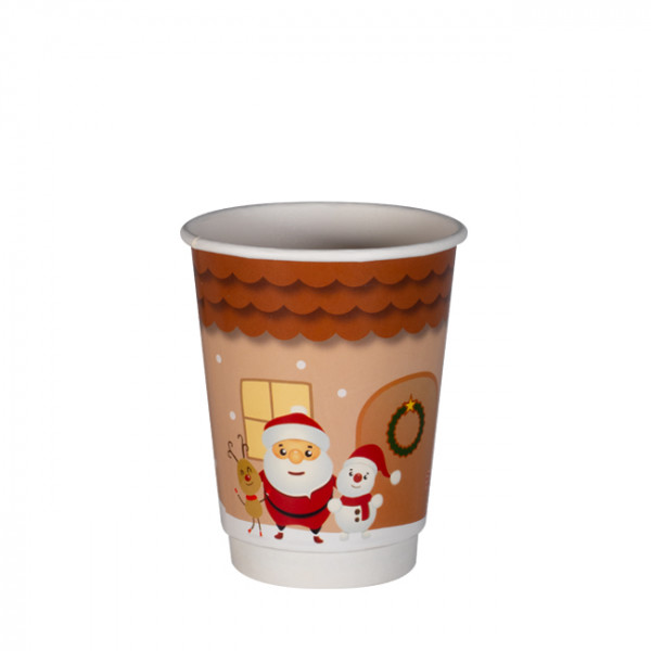 gobelet carton double paroi personnalisé 12 Oz couleurs illimitées.