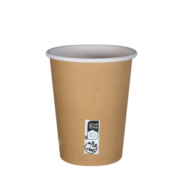 Gobelet écolo 100% carton, 0% plastique, 8 Oz.