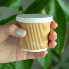 Couvercle en carton pour gobelet Ø 6,3 cm