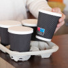 gobelet carton triple paroi noir 12 oz 33 cl G10108, gobelet carton double paroi noir 35cl, gobelet carton triple paroi noir 12 oz 33 cl G10108.
