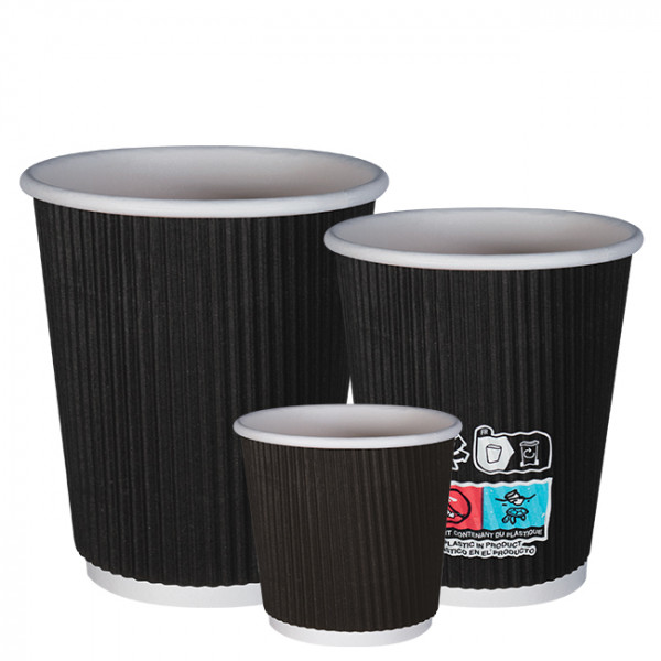 Gobelets en carton triple paroi de qualité professionnelle
