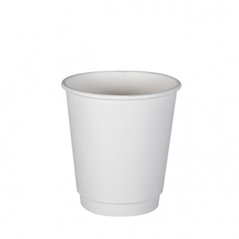 Gobelet carton double paroi blanc 10 Oz