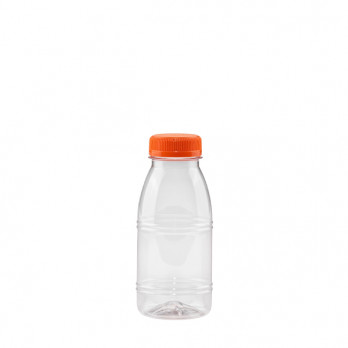 Bouteille en plastique 250 mL avec capsule à vis