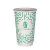 Gobelet 20 Oz 100% carton 0% plastique double paroi personnalisé - Impression 1 couleur