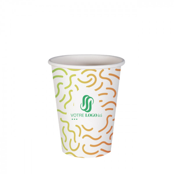 Gobelet 12 Oz en carton personnalisé - Impression couleurs illimitées