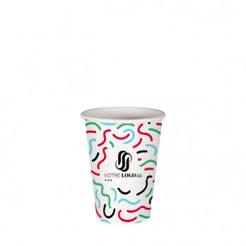 Gobelet 6 Oz en carton personnalisé - Impression jusqu'à 5 couleurs
