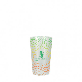 Gobelet réutilisable 18 cL personnalisé - Impression digitale couleurs illimitées