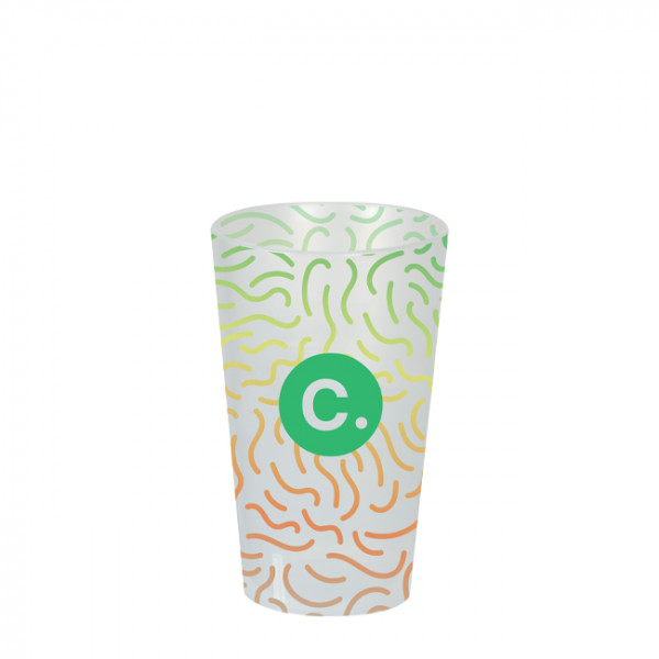 Gobelet en plastique réutilisable personnalisé 33 cL Custo packaging Ecocup