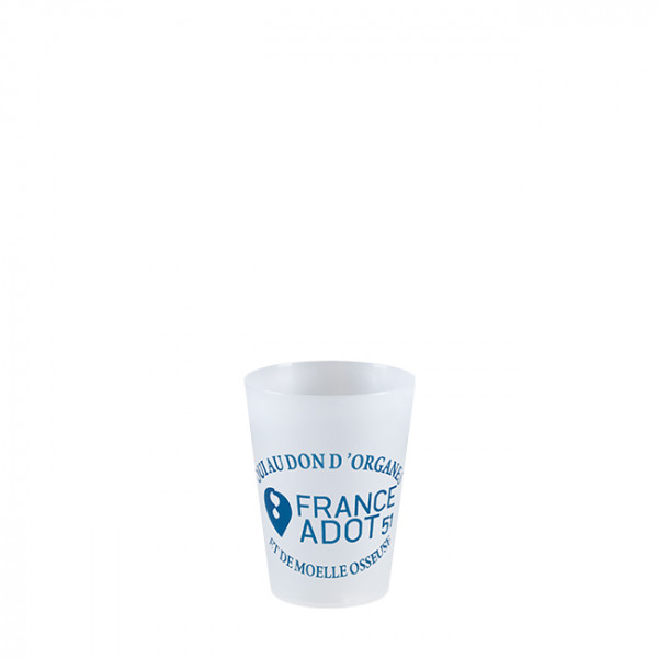 Gobelet réutilisable 12 cL personnalisé - Impression digitale couleurs illimitées