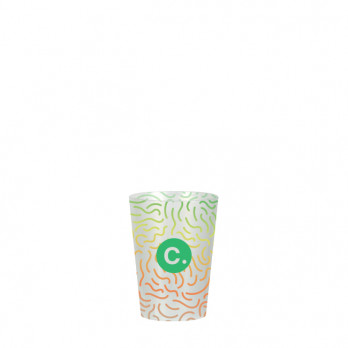 Gobelet réutilisable 12 cL personnalisé - Impression digitale couleurs illimitées