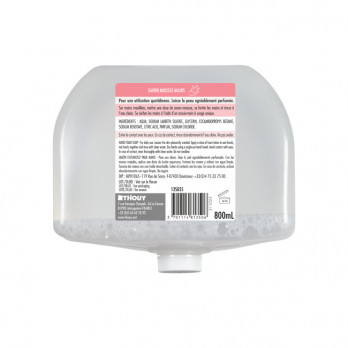 Savon mousse mains - Cartouche pour distributeur Alphamouss M 800 mL