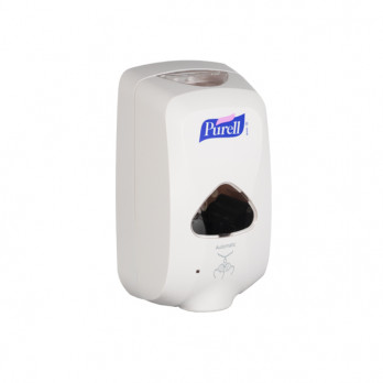 Distributeur automatique sans contact Purell TFX blanc 1,2 L + Accessoire de protection - Plastique ABS blanc