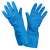 Gants en nitrile bleu taille S pour la protection individuelle.