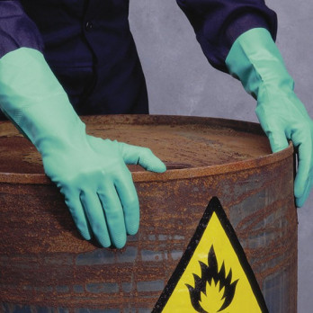 Paire de gants en nitrile pour gros travaux taille L