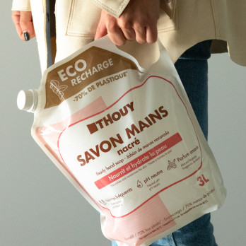 Savon mains nacré éco-recharge 3 L