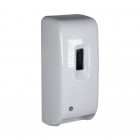 Distributeur automatique de gel hydroalcoolique en cartouche de 1 L - Plastique ABS blanc