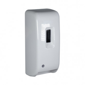 Distributeur automatique de gel hydroalcoolique en cartouche de 1 L - Plastique ABS blanc