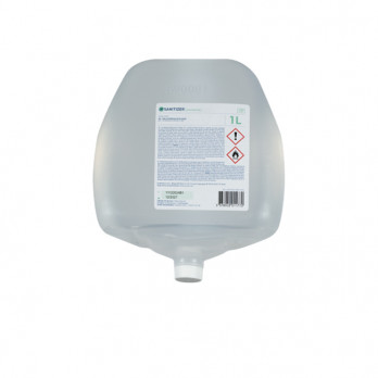 Gel hydroalcoolique Sanitizer - Cartouche pour distributeur Alphamouss L 1 L