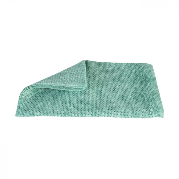 Lavette microfibre verte ajourée HACCP