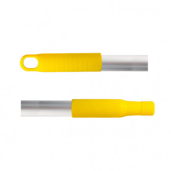 Manche jaune en aluminium à visser - 140 cm