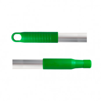 Manche vert en aluminium à visser - 140 cm