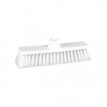 Tête de balai droit contact alimentaire blanche - 30 cm