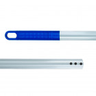 Manche en aluminium troué - 140 cm