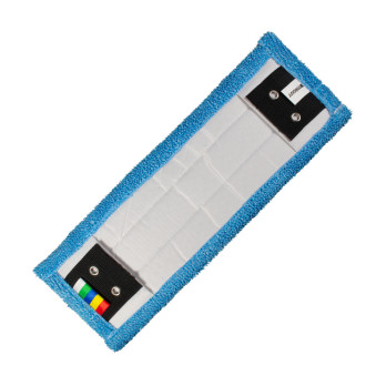Mop microfibre pour balai plat articulé Speedy 40 cm