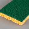 Grande éponge végétale mousse jaune et tampon abrasif vert thouy 21E005