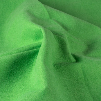 Lavette microfibre non tissée lisse verte