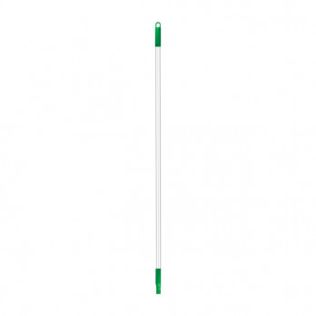 Manche vert en aluminium à visser - 140 cm