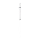 Manche télescopique en aluminium troué avec boule tournante - 2 x 80 cm