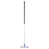 Manche télescopique aluminium boule tournante 2x80cm lavage balayage accessoire 140cm vert