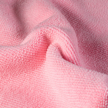 Lavette microfibre à bouclettes fuchsia/rouge - Gamme extra