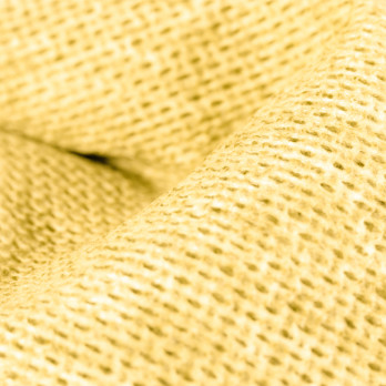 Lavette microfibre ajourée jaune