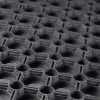 Tapis caoutchouc noir 50 x 80 cm.