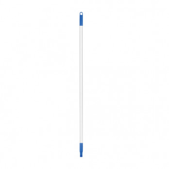 Manche bleu en aluminium à visser - 140 cm