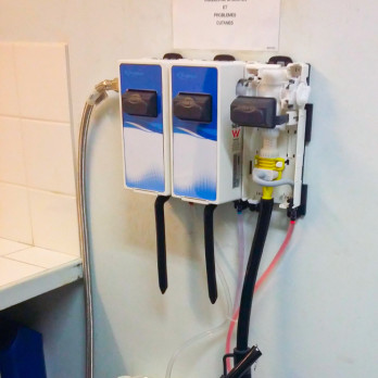 Centrale de dilution Promax avec bouton - 1 produit - 14 L/min