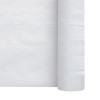 Nappe en papier damassé blanc économique en rouleau 1,18 x 100 m.