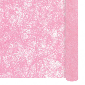 Chemin de table Romance rose en rouleau 0,30 x 10 m