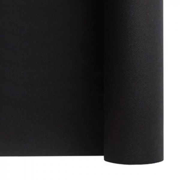 Nappe en soft noir en rouleau 1,20 x 25 m - Catégorie Nappes en rouleau