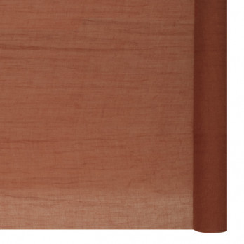 Chemin de table Tarlatane terracota en rouleau 0,28 x 3 m